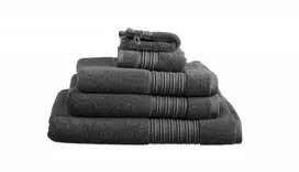 Beddinghouse Medvilninis rankšluostis SHEER ANTHRACITE Rankšluosčio dydis - 70x140 cm