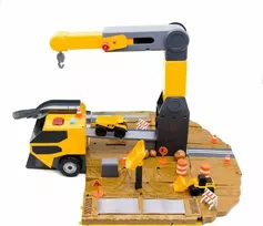 Funrise Toys CAT Zest statybinis automobilinis kranas + bėgių šviesų/garso sistema 83333 /2