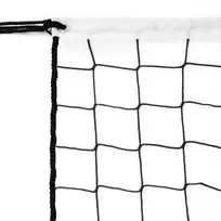 Domeks turnyrinis tinklinio tinklas 9,5 m x 1 m juodas