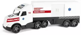 WADER 36211 Magic Truck veiksmų greitosios pagalbos automobilis