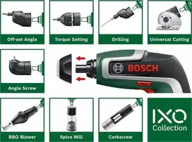 Bosch bosch powertools Bosch Cordless Screwdriver IXO 7 Set, 3.6V (žalias/Kolor: JUODA, Li-Ion battery 2.0Ah)