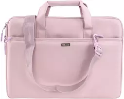 Krepšys na laptopa materiałowa Solier SM01 Venga rožinė