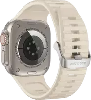 Decoded Dekoduotas itin traukos dirželis Apple Watch 42/44/45/49 mm – baltas