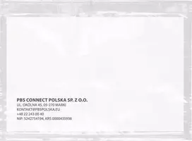 Office Products Biuro gaminiai BIURO PRODUKTAI kurjerio vokas/klijai, C5, 500vnt, skaidrus