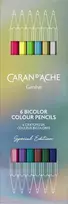 Caran d`Arche CARAN D'ACHE Bicolore Claim Your Style pieštukai, Edition 5, dėžutėje, 6 vnt.