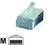 Roline užspaudžiamas kištukas RJ-45 10 vnt., STP Cat. 5e (12.01.1089)