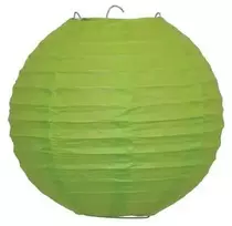ESPA Žaliosios citrinos spalvos ryžių popieriaus šviestuvo gaubtas, 25 cm