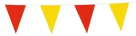 Globos Europe Bv Raudonos ir geltonos spalvos vimpelų girlianda