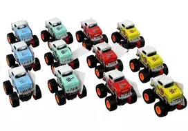 Lean Toys Mašinėlės 4x4 klasikinis didelių ratų modelis