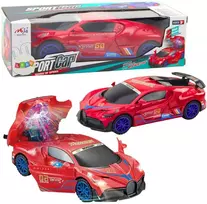 Lean Toys interaktyvus sportinis automobilis su šviesos ir garso efektais 360°