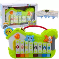 Lean Toys Vaikiškas muzikinis pianinas su ksilofonu ir melodijomis
