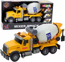 Lean Toys Žaislinis betono maišytuvas su šviesomis ir garsais