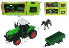 Hipo Hippo traktorius su priekaba 16 cm ir gyvūnu. H13520 43068