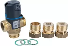 Afriso bankomatas 563+varžtas DN20 G1" 35-60C KVS2.5