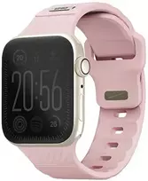 UNIQ apyrankė Stride Apple Watch Series1/2/3/4/5/6/7/8/9/SE/SE2 38/40/41mm FKM Rubber Strap rožinės spalvos