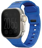 UNIQ apyrankė Stride Apple Watch Series1/2/3/4/5/6/7/8/9/SE/SE2/Ultra/Ultra 2 42/44/45/49mm FKM Rubber Strap mėlynos spalvos