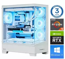 Stacionarus kompiuteris INTOP Ryzen 5 7500F 16GB DDR5 1TB SSD M.2 NVME RTX5070Ti 16GB WIN11 (RW50806WH)