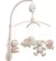 BaByliss Clementoni Vieninteliai muzikiniai karuselės kūdikiai 0+ Sena rožinė/Šiltas linas BO-815.023.061.50