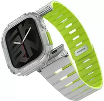 Apyrankė + dėklas Skinarma Gemini skirti Apple Watch 42mm niteglow