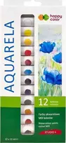 GDD Akvareliniai dažai, 12 spalvų, Studio HAPPY COLOR