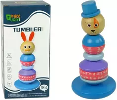 Lean Toys Medinė piramidė vaikams