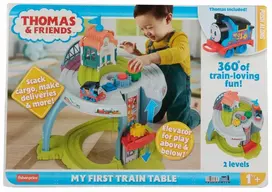Fisher Price Žvejo Tomo ir draugų traukinukas Staliukas 360° 60cm interaktyvus + priedai ZA6183