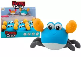 Lean Toys Vonios žaislas - mėlynas užsukamas krabas