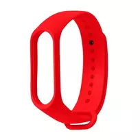 4Kom Vivab2B Dirželis silikonowy do Xiaomi 5/6 - raudona