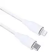 Solight USB-C/Lightning kabelis, USB-C konektor - Lightning konektor, silikon, 1m