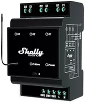 „Shelly Qubino Wave Pro 3 Z-Wave“ 3 kanalų DIN bėgelio relė