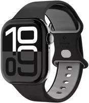 Juoda apyrankė Apple Watch 6 / 7 / 8 / 9 / 10 / SE ( 40/ 41/ 42 mm) laikrodžiui „Spigen Nano Pop”