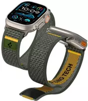 Žalia apyrankė Apple Watch 6 / 7 / 8 / 9 / 10 / SE / Ultra 1 / 2 ( 44 / 45 / 46 / 49 mm) laikrodžiui „Spigen Athlex Air”