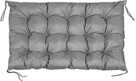 Aio Factory Sodo pagalvėlė 120x80 cm palečių suoliukui, vandeniui atspari, pilka