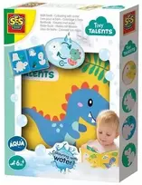 SES Creative - vonios laikas spalvinimui su Vanduo Dino vonios knyga - (S13215)