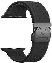 Beline Woven Nylon Parachute apyrankė skirta Apple Watch 38/40/41mm juodos spalvos