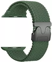 Beline Woven Nylon Parachute apyrankė skirta Apple Watch 38/40/41mm Olive