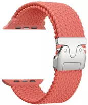 Beline Woven Nylon Parachute apyrankė skirta Apple Watch 38/40/41mm Rose Raudona