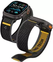 Juoda apyrankė Apple Watch 6 / 7 / 8 / 9 / 10 / SE / Ultra 1 / 2 ( 44 / 45 / 46 / 49 mm) laikrodžiui „Spigen Athlex Air”