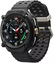 „Spigen Rugged Armor“, matinis juodas - „Galaxy Watch 8 Classic“ (46 mm)