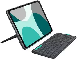 „Logitech Flip Folio“ – grafito spalvos, vokiškas, BT