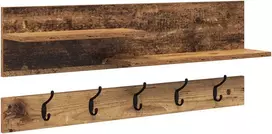 Prikabinamas paltas su lentyna Senas medis 90 x 15 x 36 cm