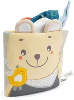 Chicco 3 viename kontrastingų audinių knygų rinkinys
