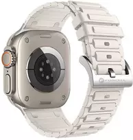 „Apple Watch“ apyrankė „Forcell F-Design FA06“ silikoninė, balta, 38/40/41 mm, su skylutėmis