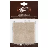 Home4You Baldus apsaugantys veltinio padukai, 4 vnt.