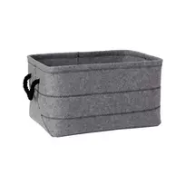 Home4You Pintinė MAX FELT-1, 44x32xH24 cm, šviesiai pilkas veltinis