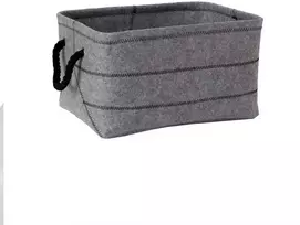 Home4You Pintinė MAX FELT-2, 40x29x22cm, šviesiai pilkas veltinis