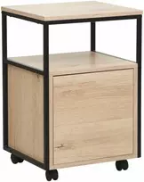 Fotelis Home4You Naktinis staliukas LESTER 40x36xH60cm Melaminas