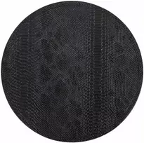 Fotelis Home4You Kilimėlis BOA D38cm, juoda gyvatė