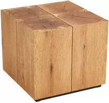 Fotelis Home4You Šoninis staliukas BRONTE 50x50xH45cm Ąžuolo