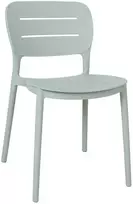 Home4You Kėdė MANGO 42,5x53,5xH79cm Žalsvai pilkas plastikas